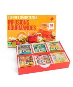 Coffret Dégustation Infusions gourmandes BIO, 36 sachets